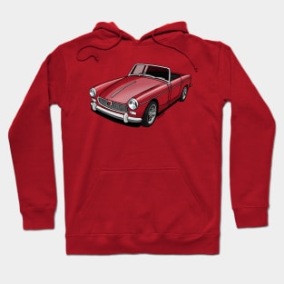 Drawing of the classic british sports car Hoodie